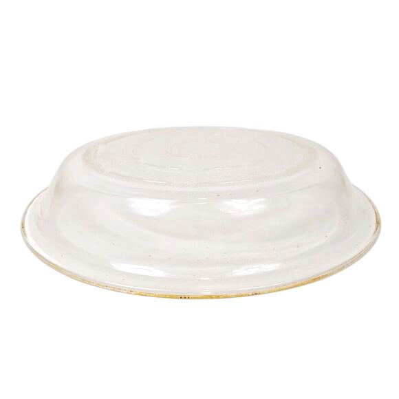 Vintage Glasbake 8.5” Glass Pie Pan Plate Textured Bottom 244 Made in U.S.A - Picture 5 of 7